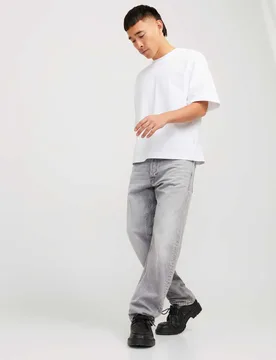 Relaxed Fit 5 Pocket Jeans Grey male - Jack & jones - FashionsVida