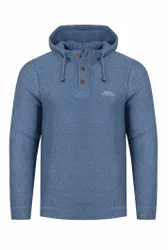 Weird Fish Bakersfield Button Neck Macaroni Hoodie Size 3XL - men men all-mens men sweatshirts-hoodies men sweatshirts-hoodies macaroni-sweatshirts