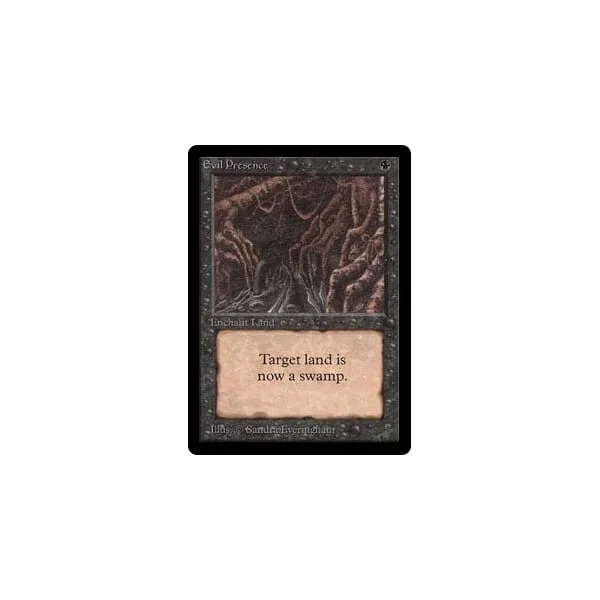 Evil Presence Beta - Magic: The Gathering - FashionsVida