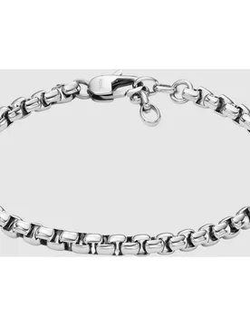 Pulsera de cadena de hombre ellis core chains de acero inoxidable - Fossil - FashionsVida