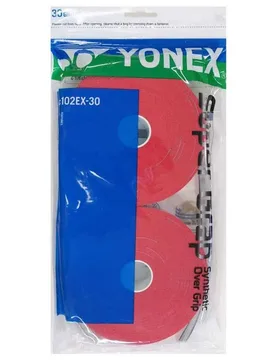 Super Grap Ac102ex Tennis Overgrip 30 Units Wine Red One Size - Yonex - FashionsVida