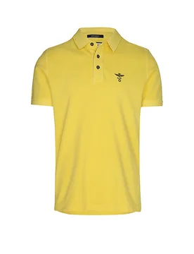 Poloshirt gelb XL herren - Aeronautica Militare - FashionsVida