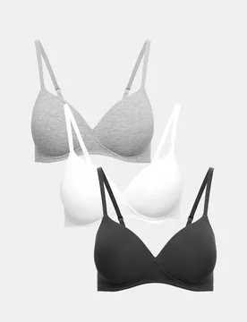 Pk Non Wired Full Cup T-Shirt Bras A-E Dark Pewter female - M&S - FashionsVida