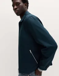 Pure Cotton Harrington Jacket Dark Ink male