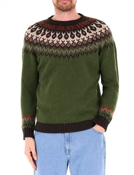 Maglione misto lana VERDE MILITARE XL - IN THE BOX - FashionsVida