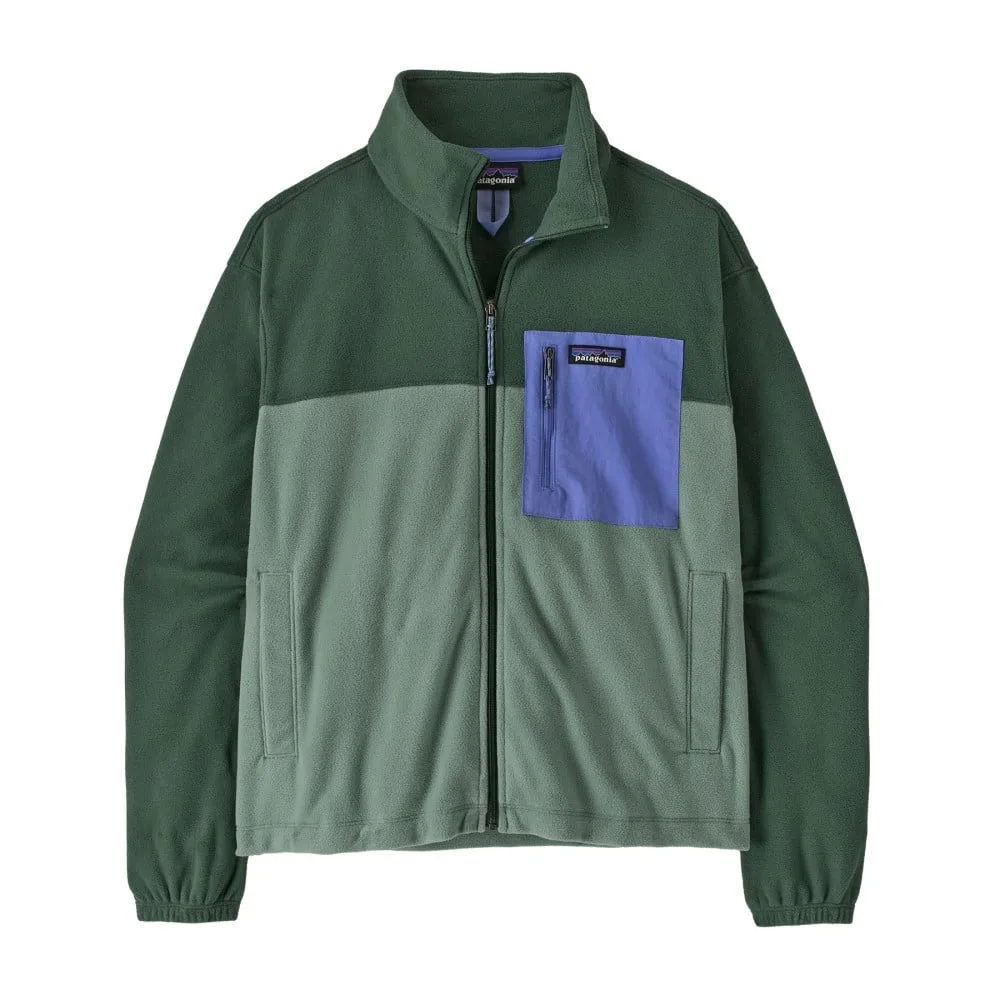 Micro D Patch Pocket Jacket Damen S Cover Green - Patagonia - FashionsVida