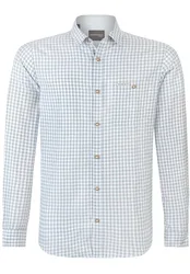 Trachtenhemd Campos3 (salbei, Gr. L) von Classics für Herren, Oberteile, 55% Baumwolle, 45% Polyester