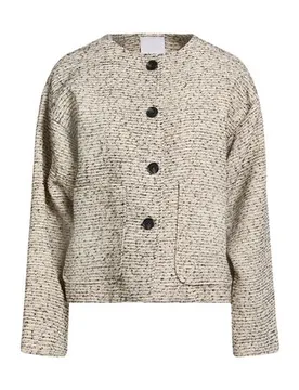 Jacke & Anorak Damen Elfenbein 34 Damen - ONE AND OTHER - FashionsVida
