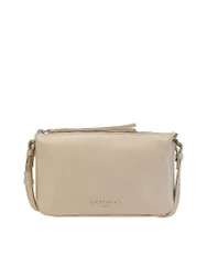 Sac en cuir - Sac à bandoulière NINA Small beige