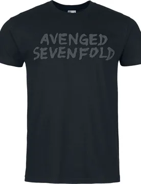 T-Shirt - Logo 3D Druck - XXL bis 3XL - für Männer - Größe 3XL - schwarz - Lizenziertes Merchandise! - Männer - male - Avenged Sevenfold - FashionsVida