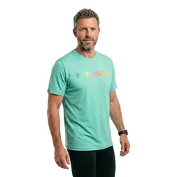 Rainbow Short Sleeve T-shirt Turquoise S