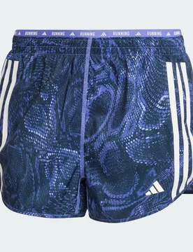 Shorts Allover Print AEROREADY Own the Run Excite L 8 CM Semi Cobalt Blue - Adidas - FashionsVida