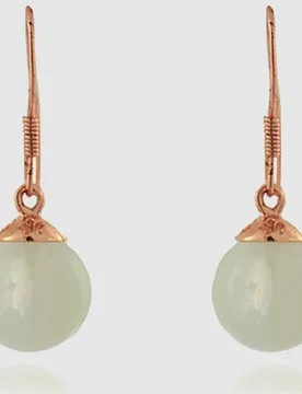 Pendientes áfrica moda de plata de ley 925 acabados en oro de 18 quilates con ojo de gato - Luxenter - FashionsVida