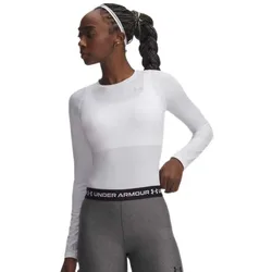 T-shirt à Manches Longues Heatgear Authentics Compression White M