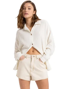 Short vaquero de mujer Chlo Natural - Roxy - FashionsVida