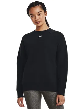 Sweat-shirt Rival Fleece Crew Black 001 / White 100 S - Under armour - FashionsVida