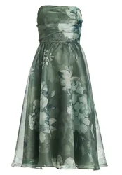 Korsage Kleid aus bedrucktem Organz female