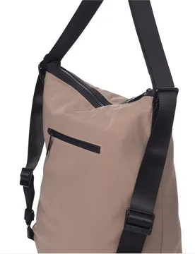 Bolso de hombro maze mochila color taupe - Kcb - FashionsVida