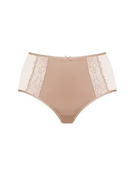 Slip a vita alta FABULOUS color crema abbronzato beige 44 - Mey - FashionsVida