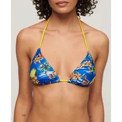 Haut De Bikini String Triangle Blue Dolphin Ocean XL