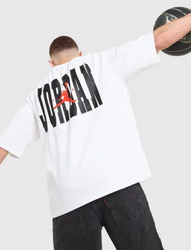Globe Dual T-Shirt - Herren, Weiss - male - Size: XS - Jordan - FashionsVida