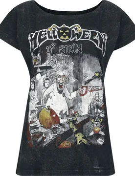T-Shirt - Dr. Stein - S bis 4XL - für Damen - Größe M - anthrazit - EMP exklusives Merchandise! - Frauen - female - Helloween - FashionsVida