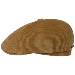 Panel Carson Cord Flat Cap by - light brown - Size: L (58-59 cm)