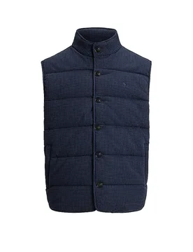 Gilet matelassé bleu marine XL - Ralph Lauren - FashionsVida