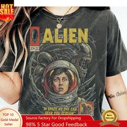 Retro Alien Movie 1979 Comic T-shirt Pure Cotton T-shirt Summer New Style Unisex Casual Fashion T-shirt
