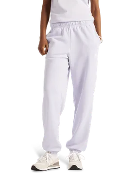 Terry Damen Hosen - Lila - Größe XS - Baumwoll-Jersey Purple XS - New Balance - FashionsVida