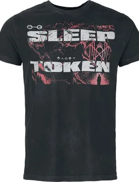 T-Shirt - Texture - S bis XL - für Männer - Größe XL - schwarz/grau - EMP exklusives Merchandise! - Männer - male - Sleep Token - FashionsVida