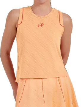 Amalia Sleeveless T-shirt Naranja Pastel M - Bullpadel - FashionsVida
