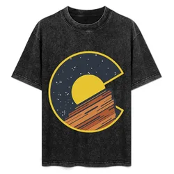 Red Rocks Colorado T-Shirt Basic All Season Solid T-Shirt