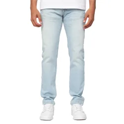 Mens Buraca Slim Jeans (Light Wash) - Medium Blue - Size 36 Regular