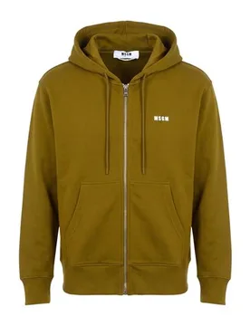 Sudadera Hombre Verde militar L Hombre - Msgm - FashionsVida