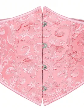 Pieza Cinturón de acero con jacquard para mujer, faja reductora, accesorio de corsé para mujer, para vestido, estilo vaquero occidental, vaquera, pa - Shein - FashionsVida