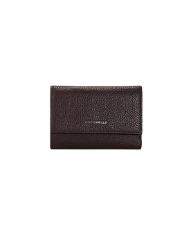 Geldbörse METALLIC SOFT dunkelrot Damen - Coccinelle - FashionsVida