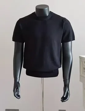 Summer Men's Classic Style Knitted Short-Sleeved Slim-Fitting T-Shirt with American-style Shoulder Hem - Aliexpress - FashionsVida