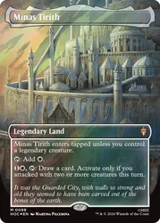 Minas Tirith (Borderless Art Surge Foil) The Hobbit Commander