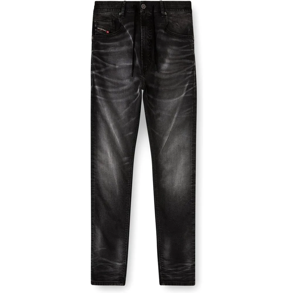 Vaquero regular de hombre con cordón a tono en la cintura - Diesel - FashionsVida