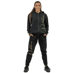 Joggers High-waist Intense Signature Gold Black / Gold XS