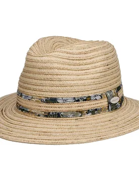Pyrgos Traveller Straw Hat by - nature - Damen - Size: S/M (55-57 cm) - Chillouts - FashionsVida