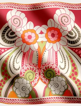 Pañuelo de seda estampado - La Double J - FashionsVida