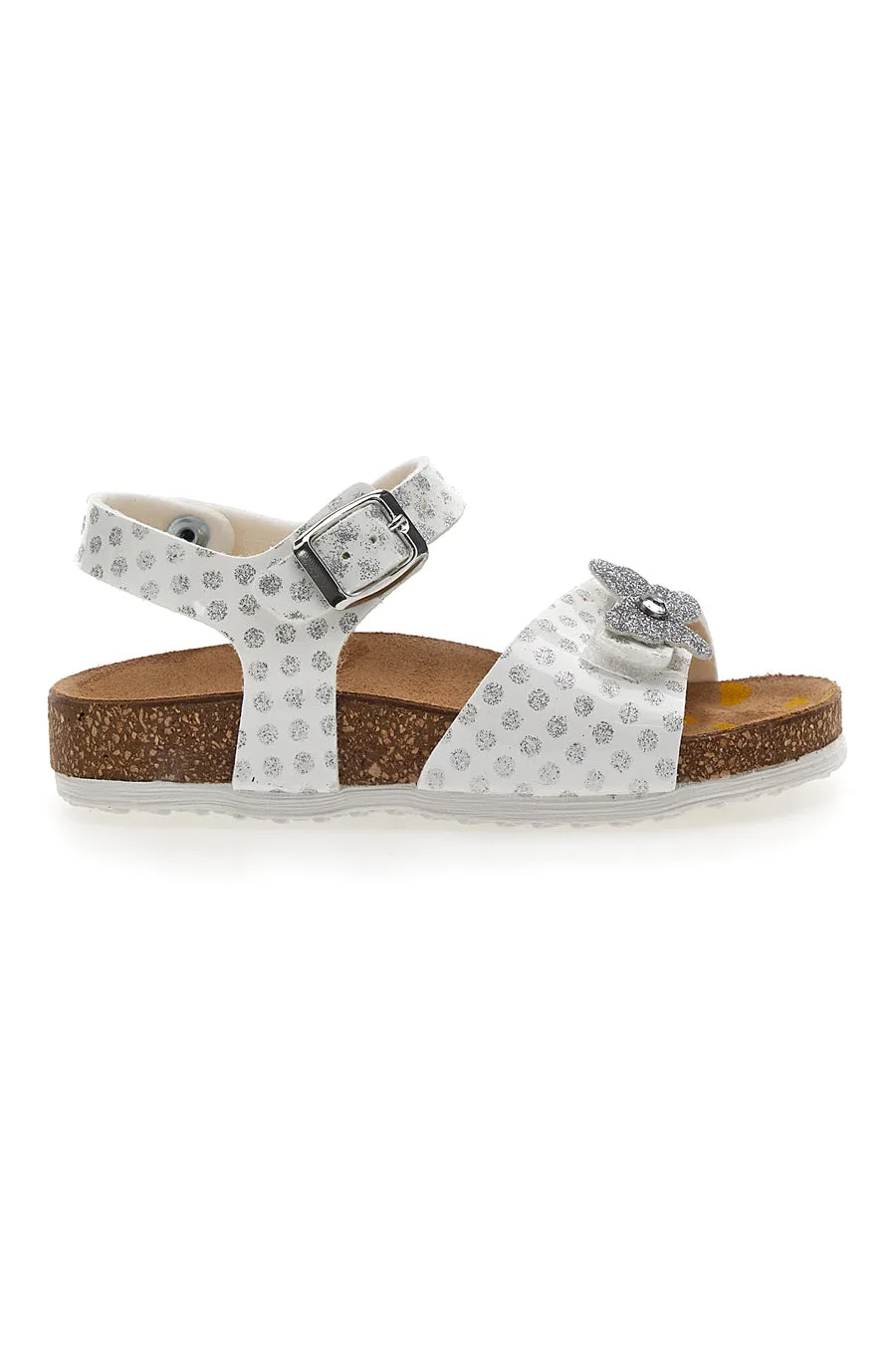 Sandali con Cinturino Bianchi a Pois Bio 257112 27 - Pittarello - FashionsVida