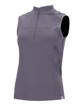 Schockemöhle Sports Damen Trainingsshirt SP PENNY STYLE slate grey XS - Schockemohle - FashionsVida