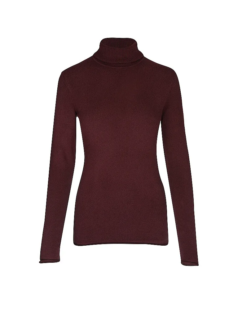 Pull à col roulé rouge foncé XS - Penn&ink - FashionsVida