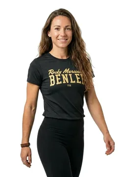T-shirt à Manches Courtes Lilly Black / Yellow L - Benlee - FashionsVida