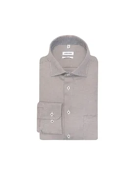 Chemise Regular Fit marron 43 - Seidensticker - FashionsVida