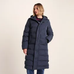 Glaston Womens Padded Jacket - Dark Indigo - Indigo Blue - Size 18 Uk