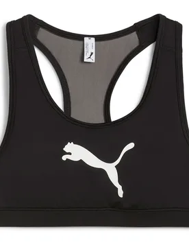 Soutien-gorge De Sport à Impact Moyen 4keeps Black / Big White Cat XL - Puma - FashionsVida
